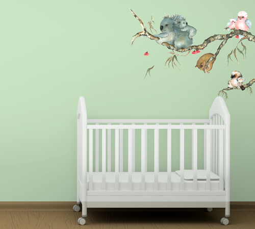 Aussie Babies Wall Decal by Lesley Davies