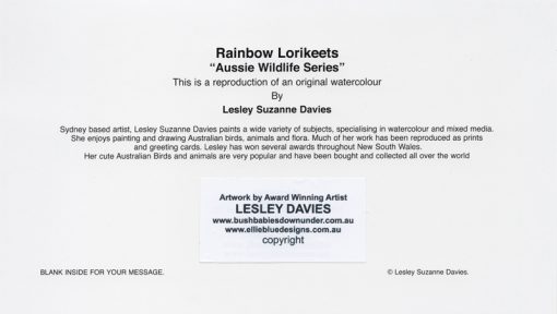 Rainbow Lorikeet Greeting Card