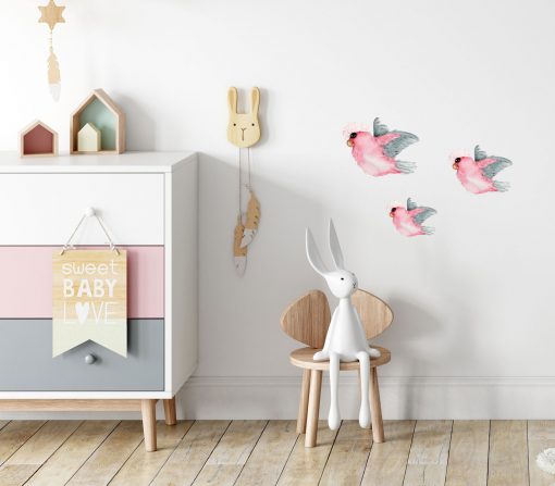 Flying Galah Wall Stickers