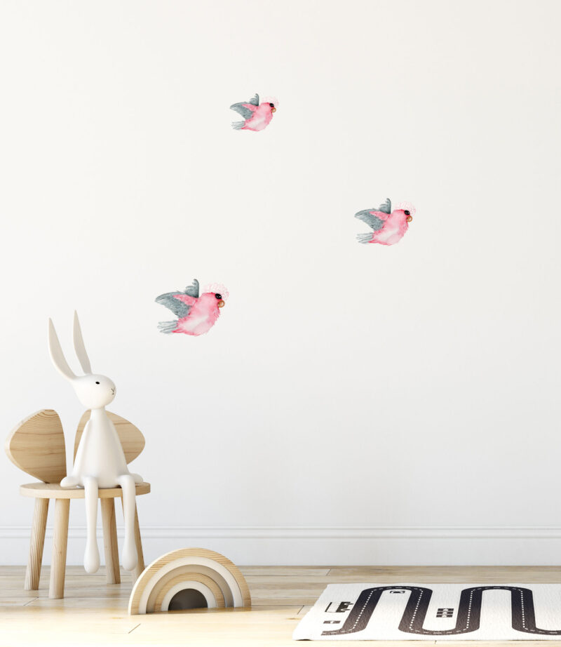 Flying Galah Wall Stickers