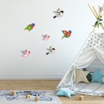Flying Birds Mixed Wall Sticker Pack Image