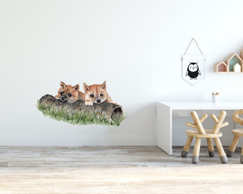Dingo Pups Removable Wall Sticker