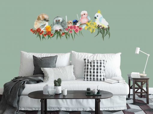 Flora and Feathers Branch Wall Sticker