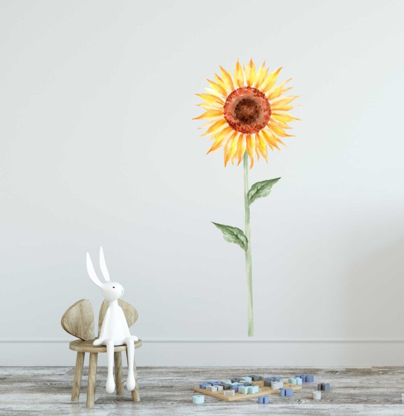 Sunflower Front Removable Wall Sticker