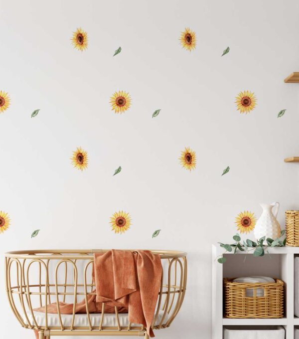 Sunflower Mini Wall Sticker Pack