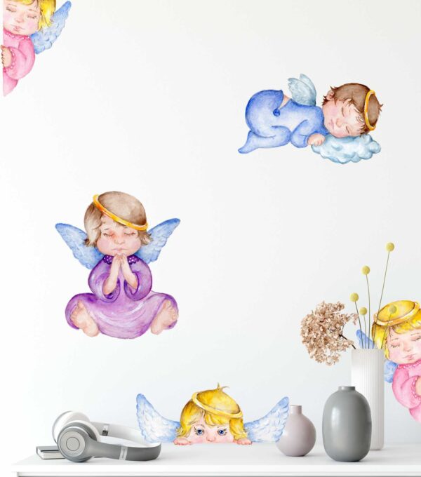 Mini Angel Wall Sticker Set