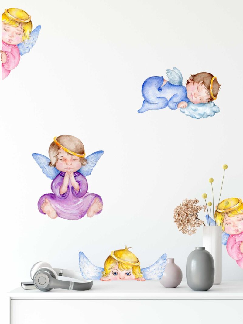 Mini Angel Wall Sticker Set