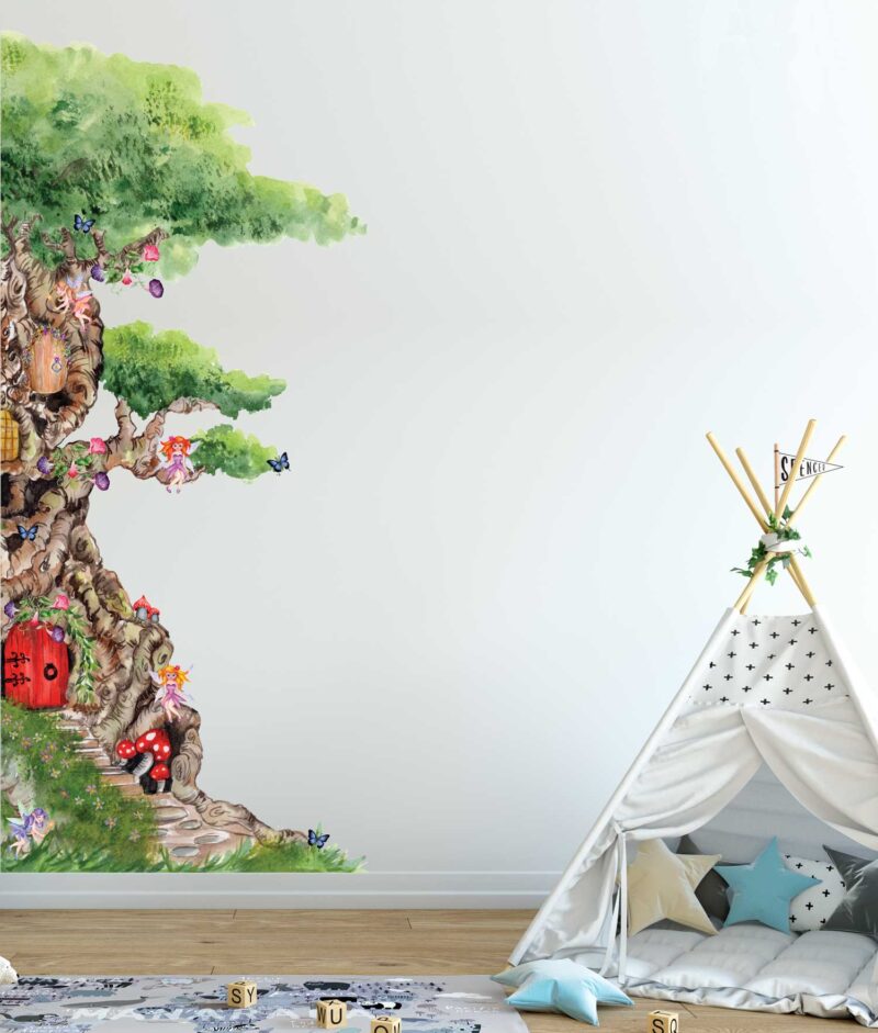 Enchanted Fairy Tree Wall Decal