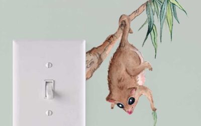 Hanging Possum Switch Decal